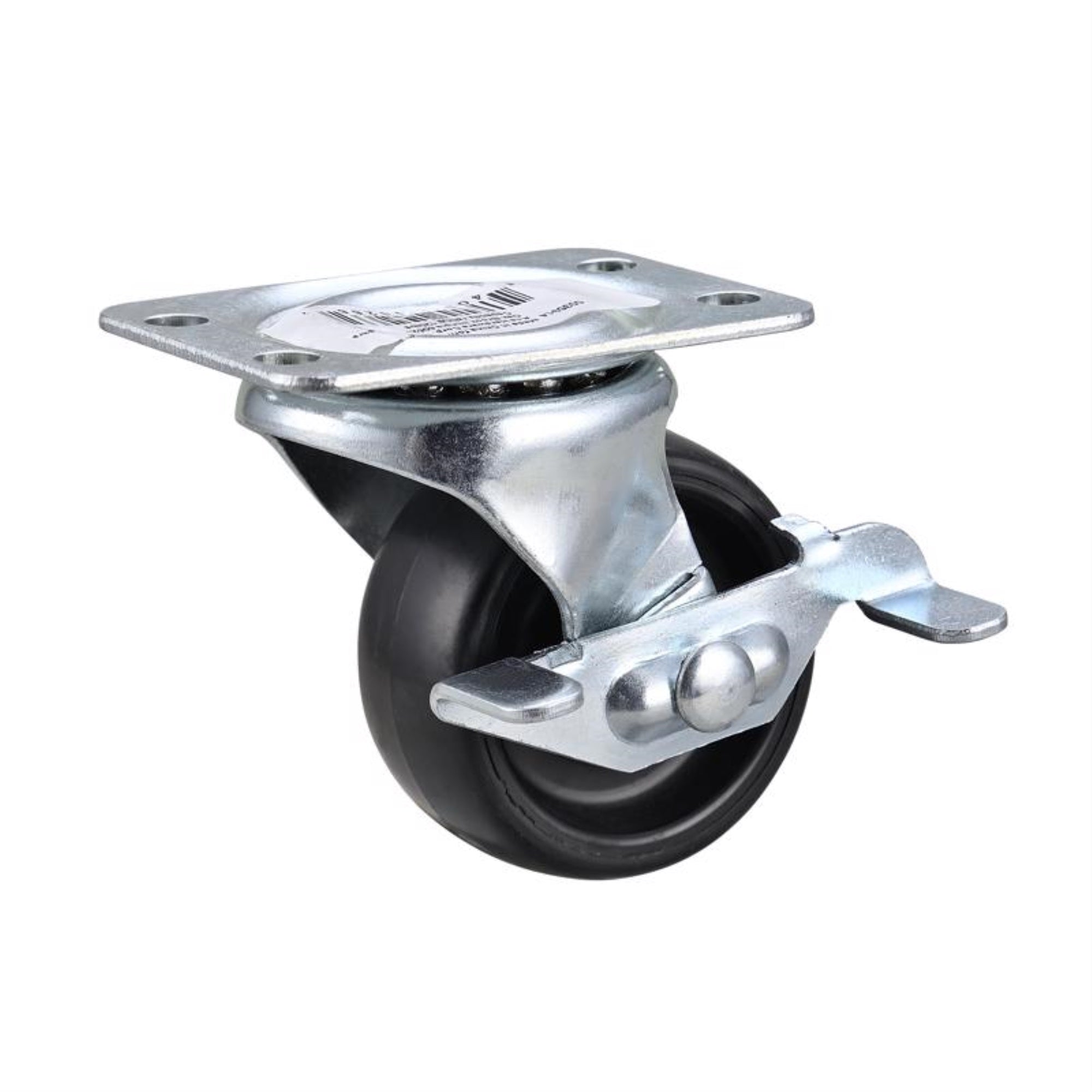 CASTR PLT 2 inch SWBRAKE (Pack of 1)
