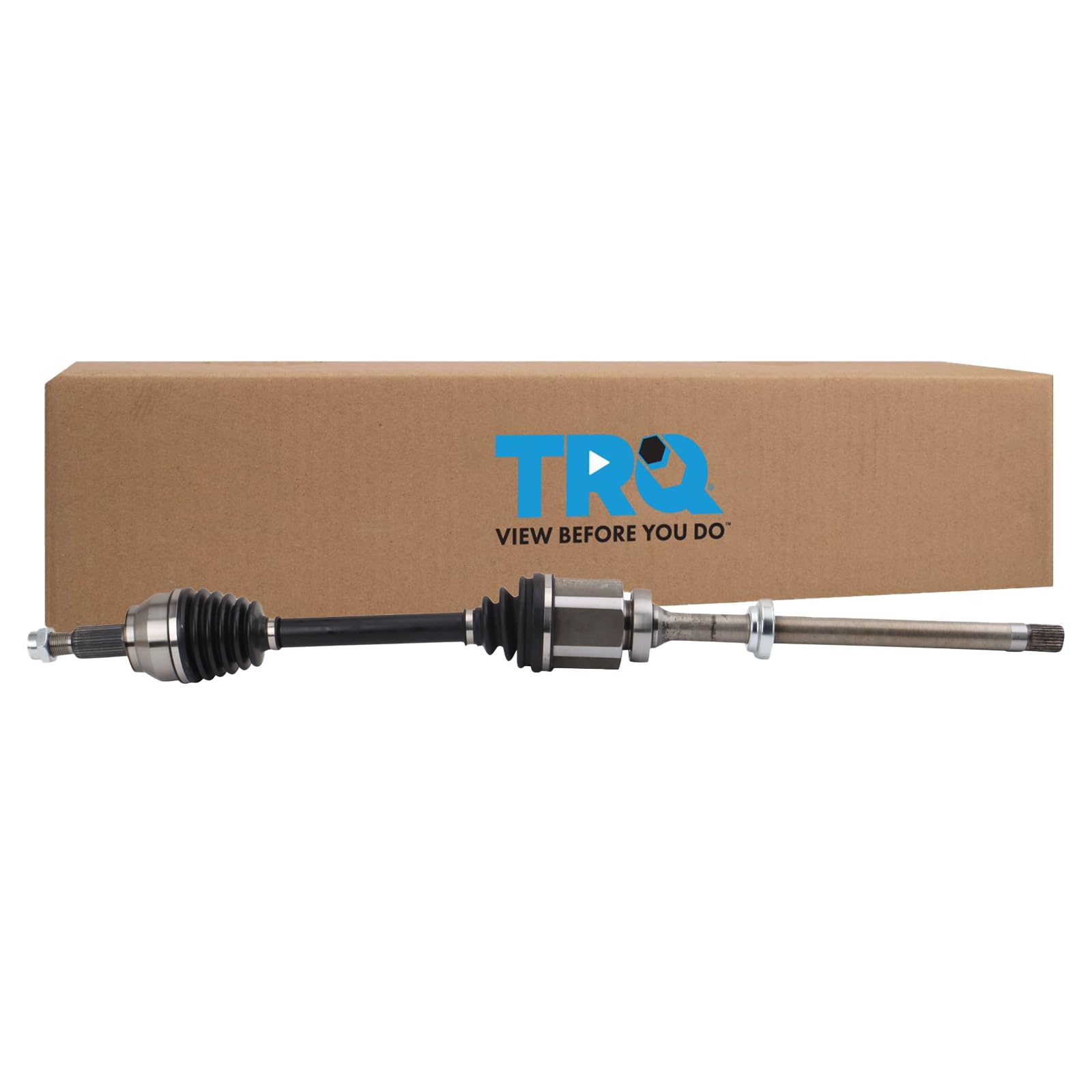 Trq Front Right Cv Axle Shaft Assembly Passenger Side Compatible With 2015-2017 Land Rover Discovery Sport 2012-2018 Range Rover