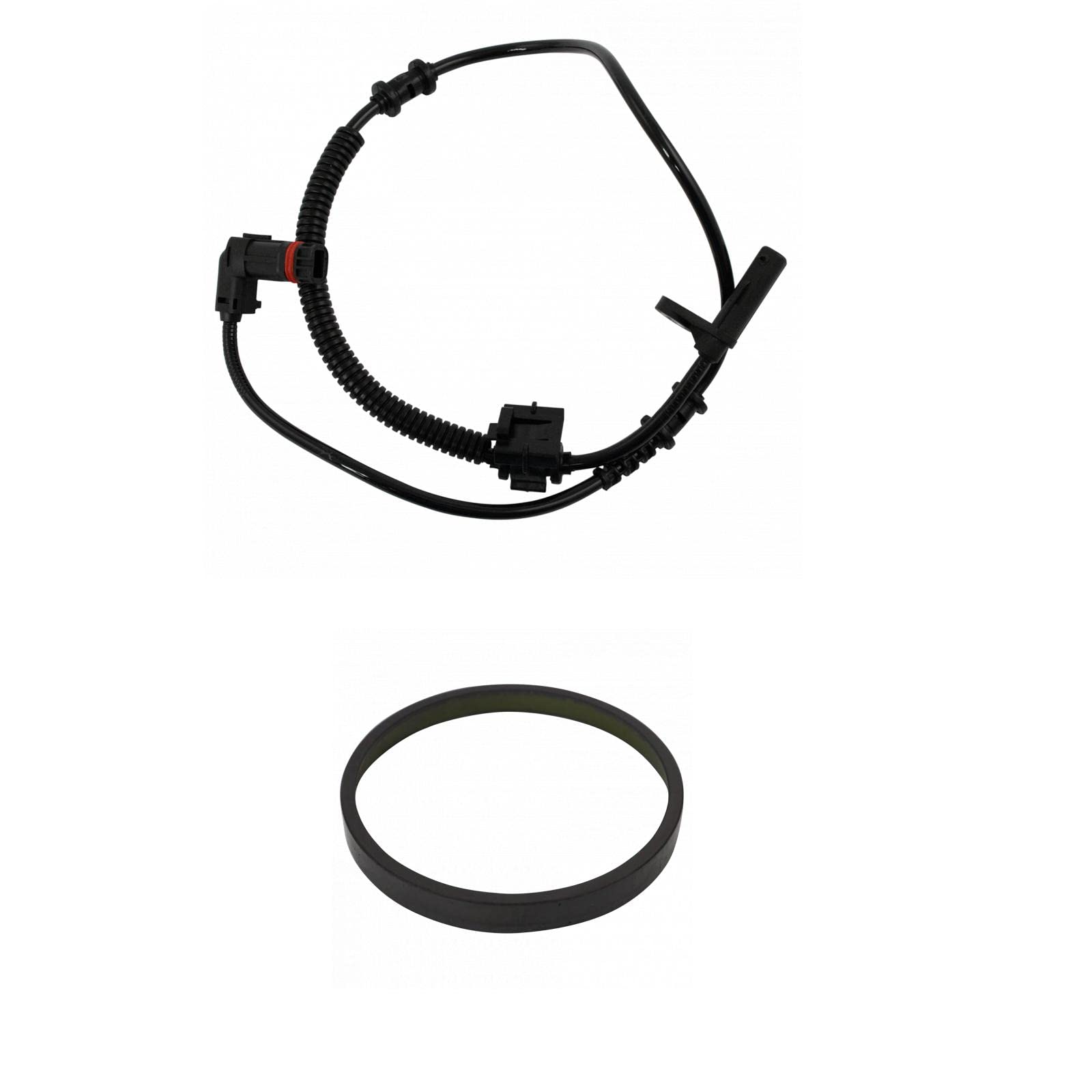 Trq Rear Rh Side Abs Wheel Speed Sensor W/Magnetic Tone Ring Compatible With Rwd
