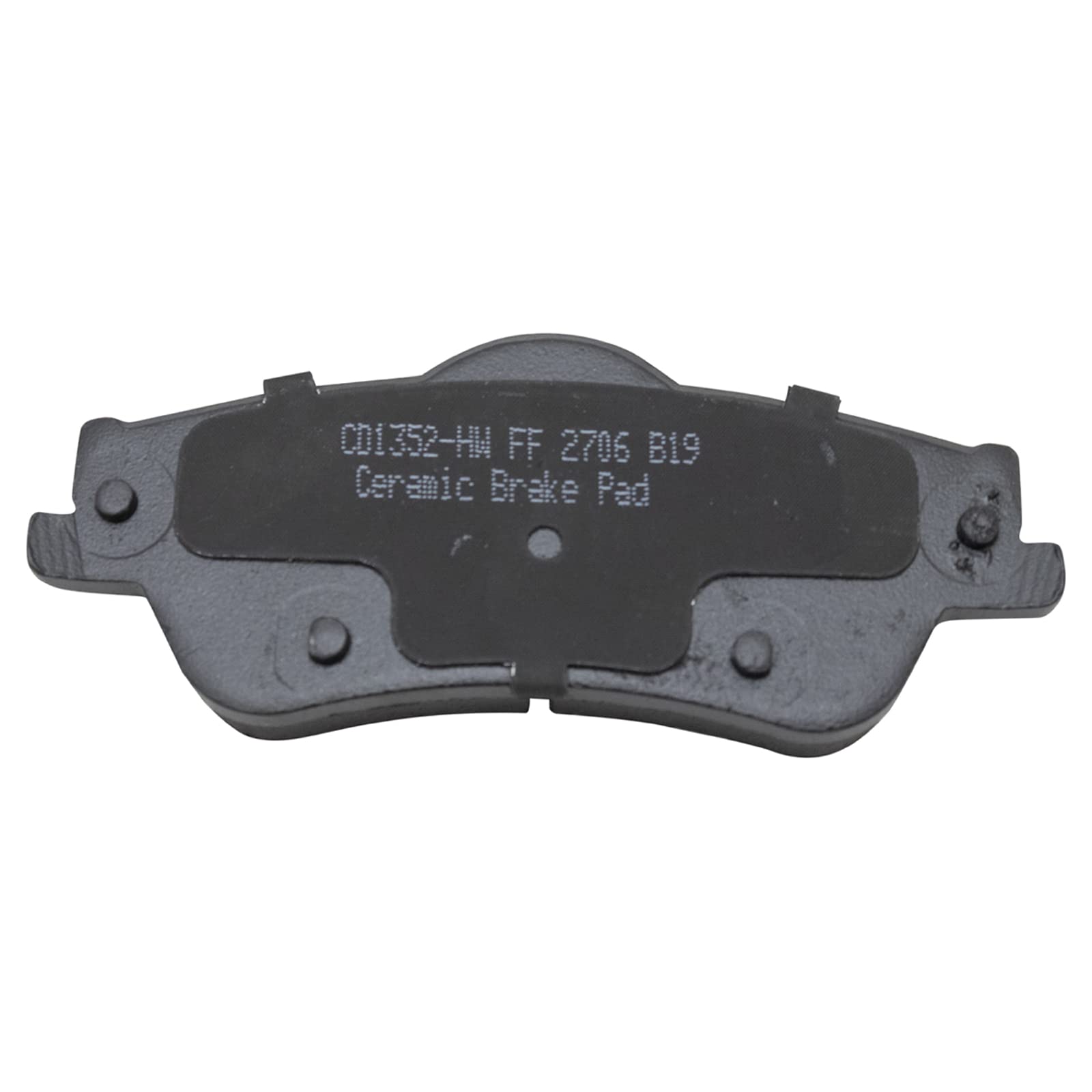 TRQ Rear Brake Pads Ceramic Compatible with 2011-2017 Chevrolet Caprice 2014 SS 2008-2009 Pontiac G8