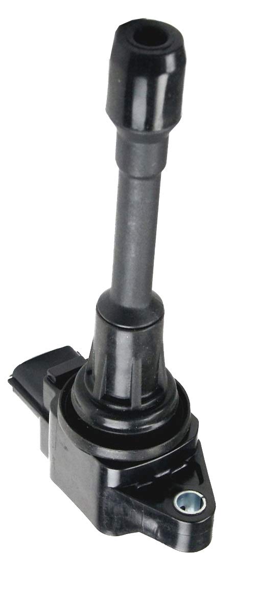 ENA Set of 4 Double Iridium Spark Plug Ignition Coil Pack Compatible with Nissan 2007 2008 2009 2010 2011 2012 2013 2014 2015 20