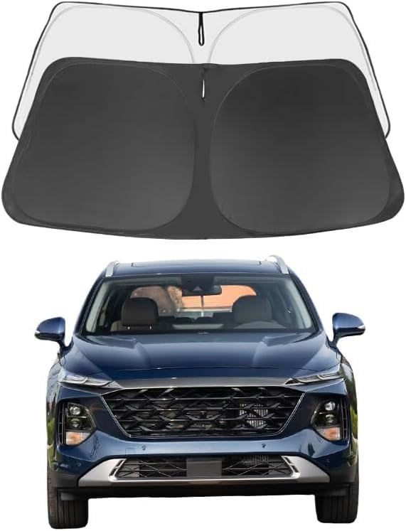 Calyrex Front Windshield Sun Shade Compatible, Sun Visor Protector Blocks UV Rays Sunshade Foldable Interior Accessories