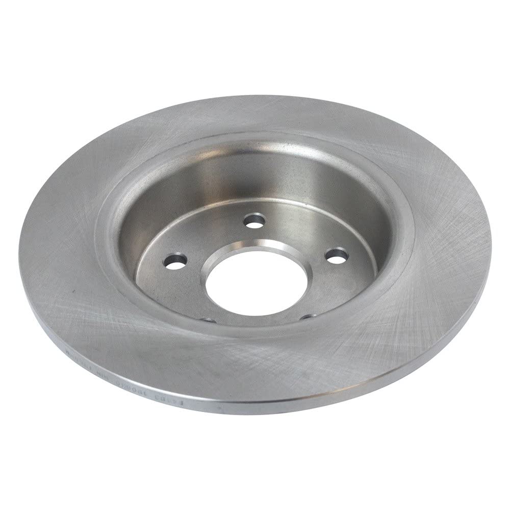 Trq Rear Brake Rotors Set Solid Compatible With 2013-2018 Ford C-Max 2013-2016 Escape 2014-2018 Transit Connect