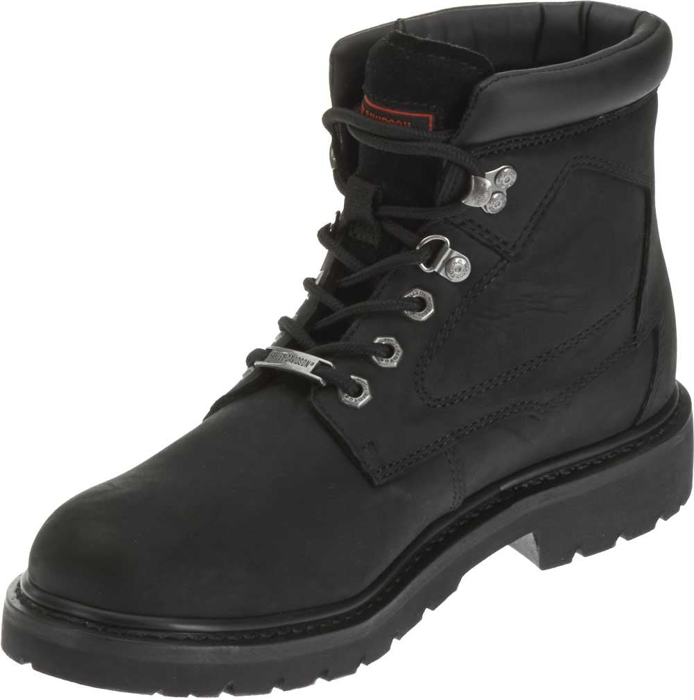 Harley-Davidson Footwear Men'S Badlands Leather Motorcycle Casual Boot, Black, 12 Medium Us