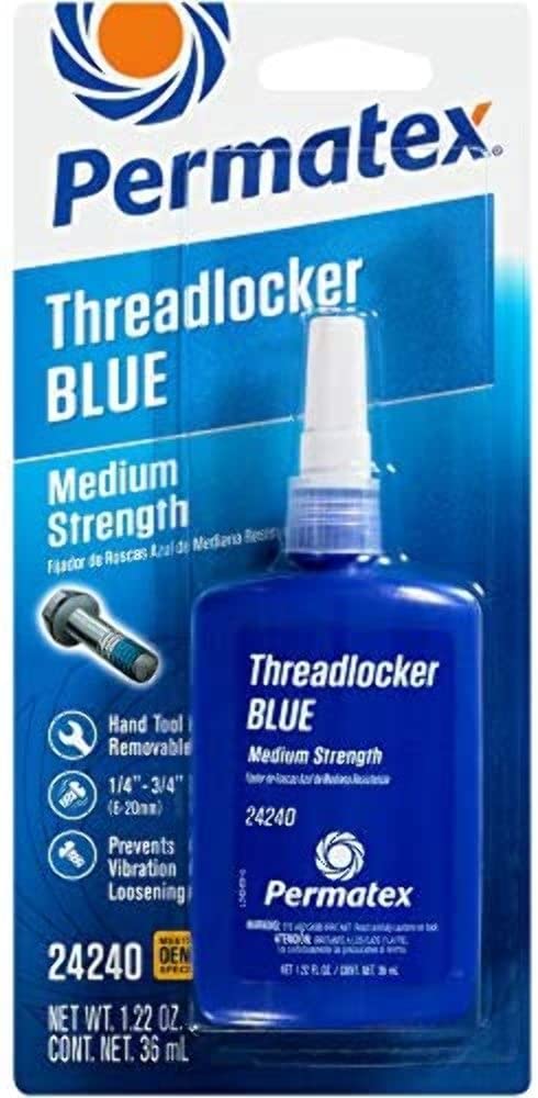 Permatex Threadlocker 1.22 Oz. Blue