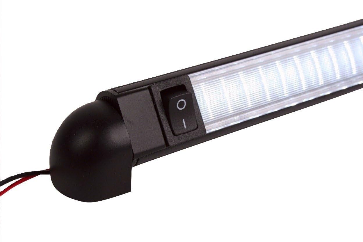 Led Bar Light - Pivoting, Water Proof, 18'' Lamp, 12 Volt Dc Led Courtesy Convenience Lamp, 18'' With On/Off Switch