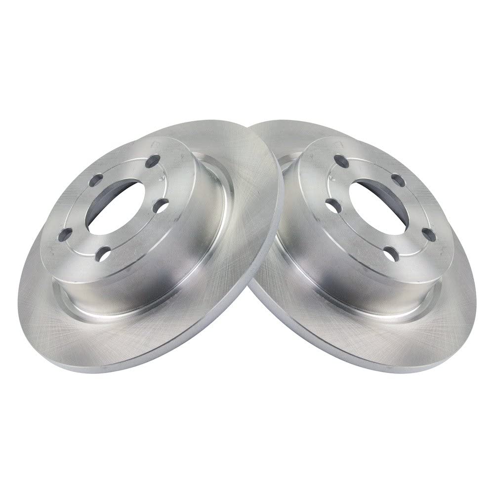 Trq Rear Brake Rotors Set Solid Compatible With 2018-2023 Ford Transit Connect