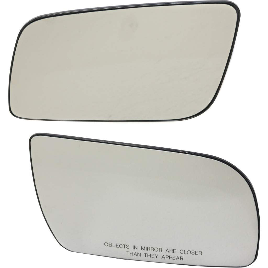 For Chevy Astro 1985-2005 Mirror Glass Driver and Passenger Side | Pair | Non Heated | w/Backing Plate | Flat Glass Type | Repla