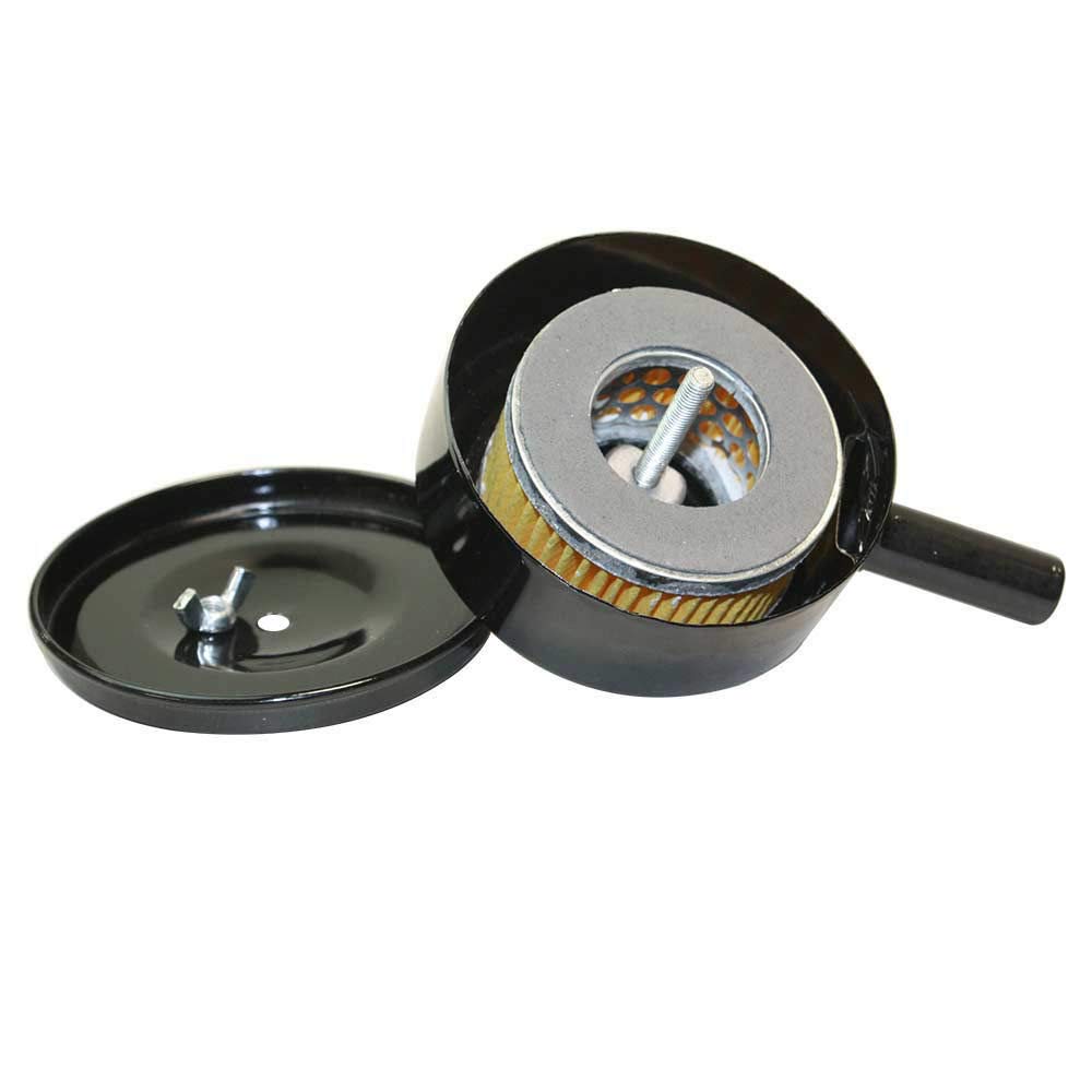 Interstate Pneumatics Sa15 Compressor Air Intake Filter 6 Inch Dia Metal Body - 1 Inch Mpt W/Paper Cartridge
