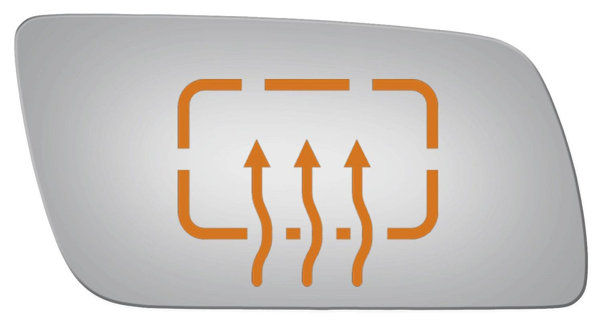 Burco 5318H Convex Passenger Side Power Replacement Mirror Glass Heated for 2009-2012 FORD FLEX