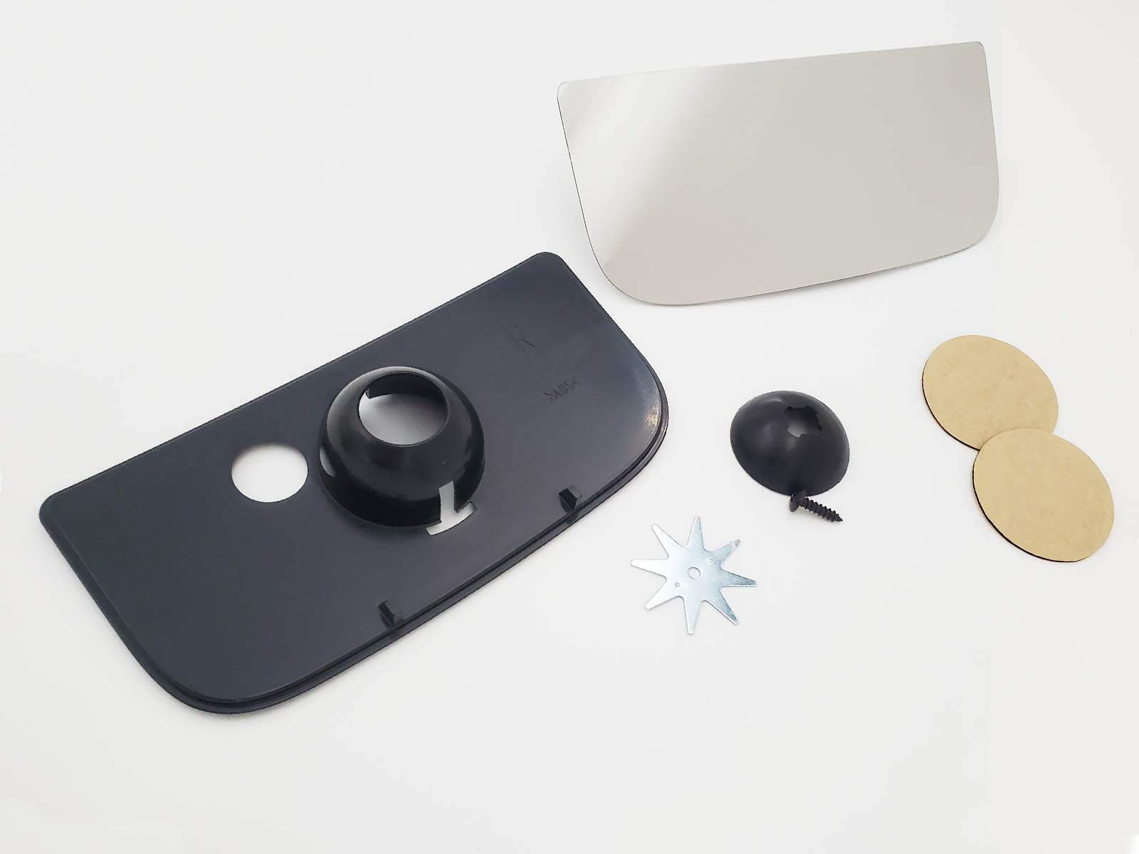 Apa Replacement Lower Wide Angle Tow Mirror Glass With Backing Plate For 2007-2019 Tahoe Yukon Silverado Sierra Suburban Pickup Truck Van Suv Passenger Right Side 15933020 Gm1325142