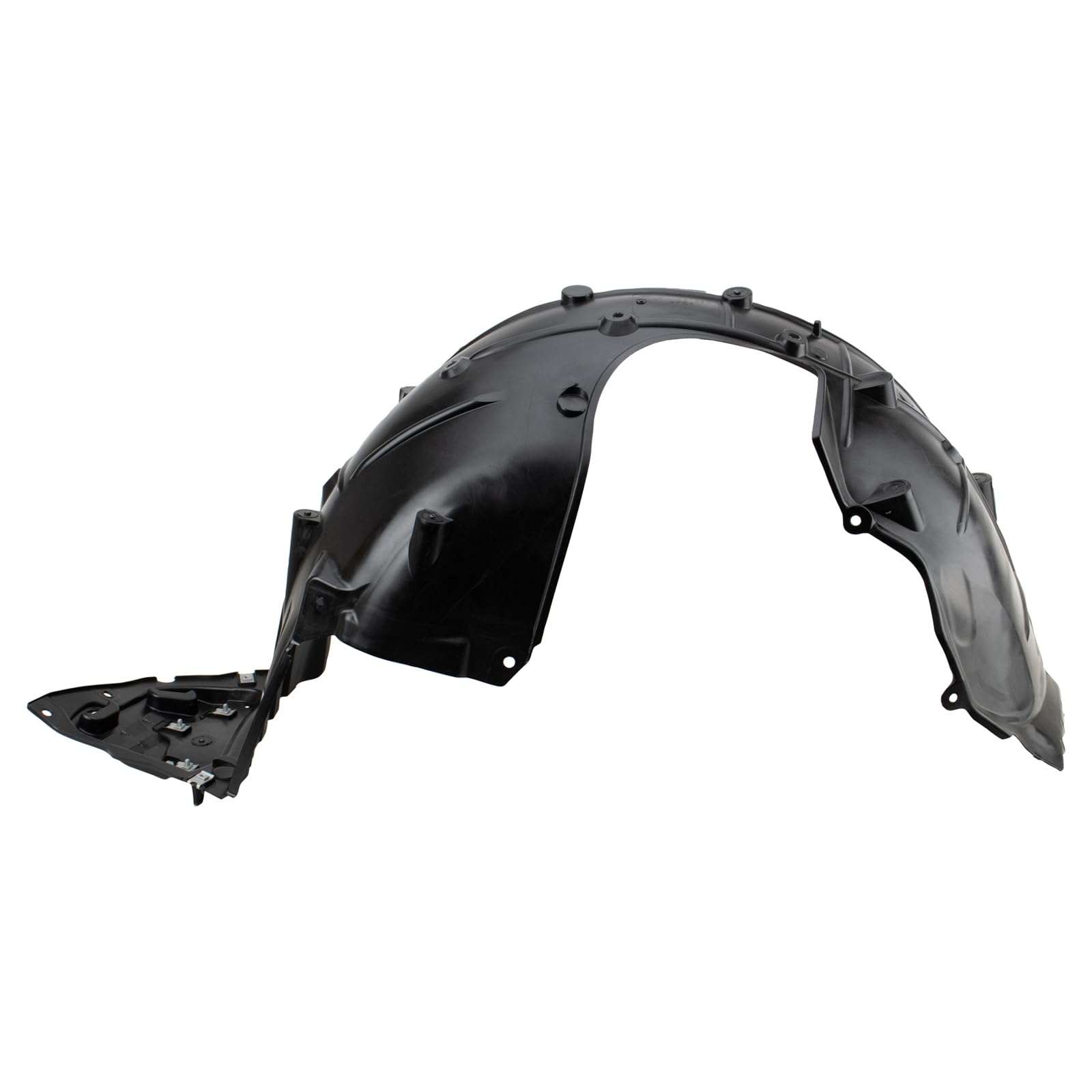 Trq Inner Fender Liner Set Compatible With 2017-2018 Honda Civic Ho1248176 Ho1249158