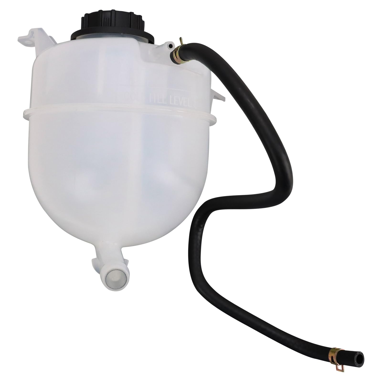 Trq Front Radiator Coolant Reservoir Expansion Tank Overflow Bottle Compatible With 2004-2005 Ford E-350 Club Wagon 2004-2010 E-