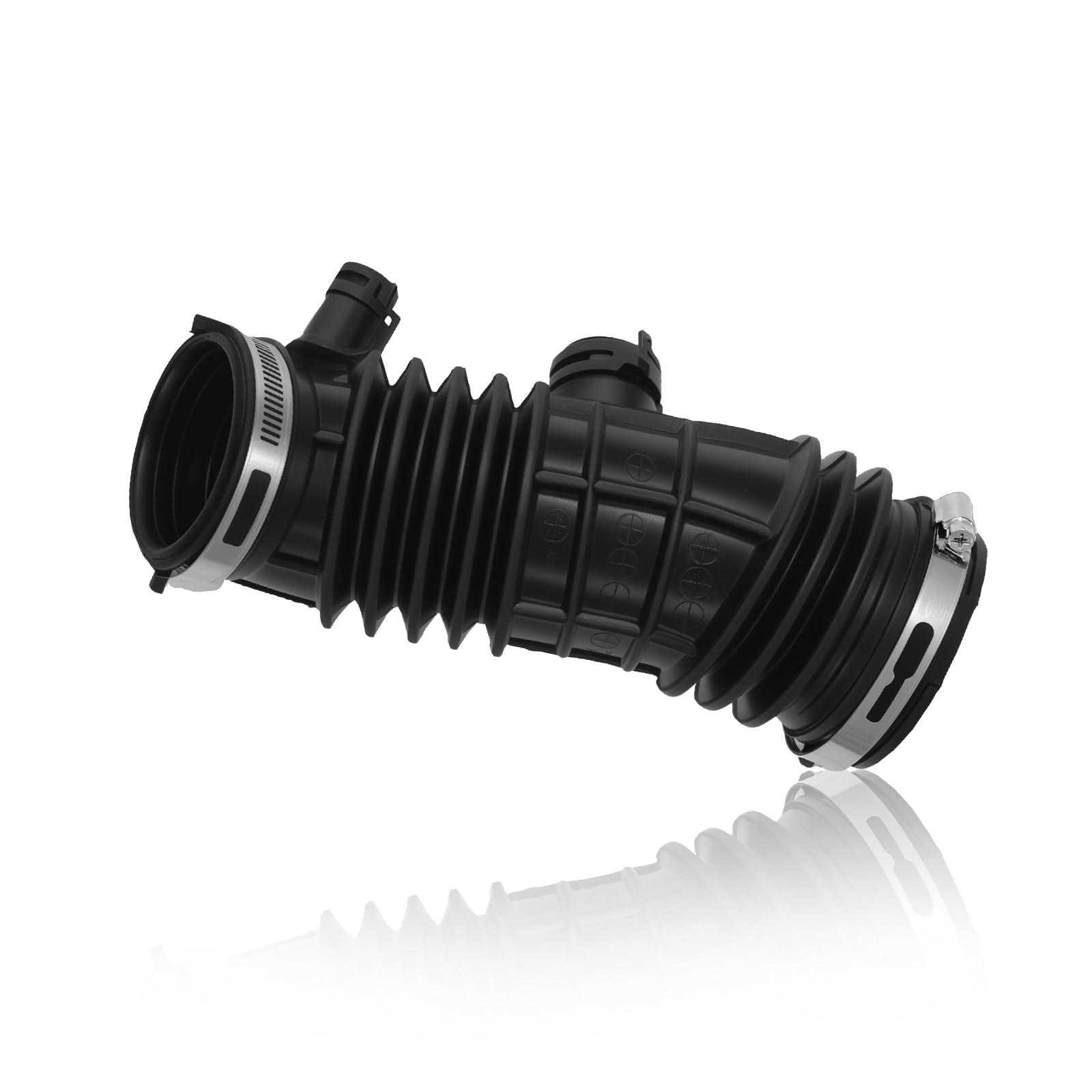 HAWK BROTHER 1pc Engine Air Cleaner Intake Hose Tube Pipe with Clamps Compatible with Honda Accord 2013 2014 2015 2016 2017, 2.4