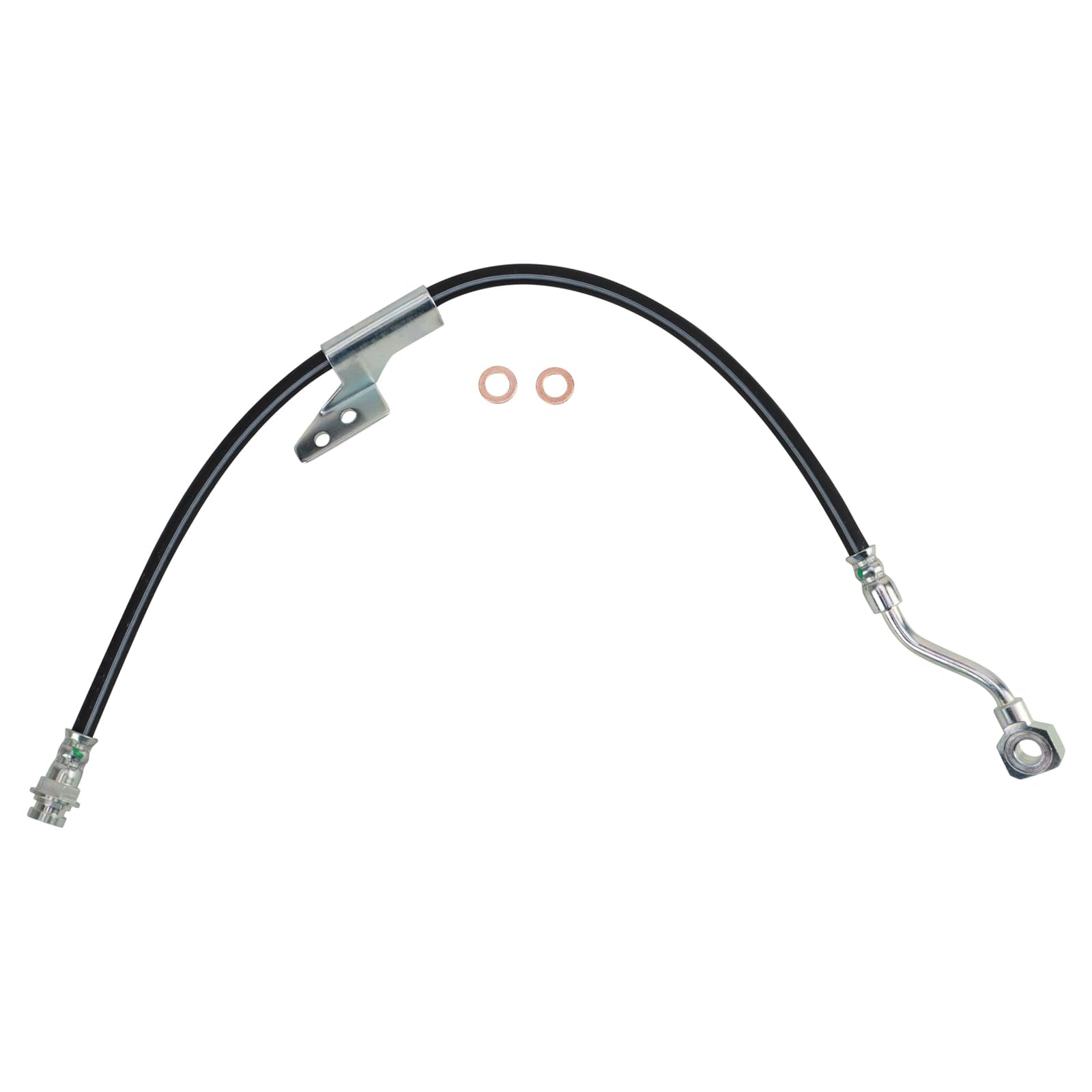 Trq Front Brake Hose Set Compatible With 1988-1999 Chevrolet C1500 1992-1999 C1500 Suburban 1988-1998 C2500 1992-1996 C2500 Subu