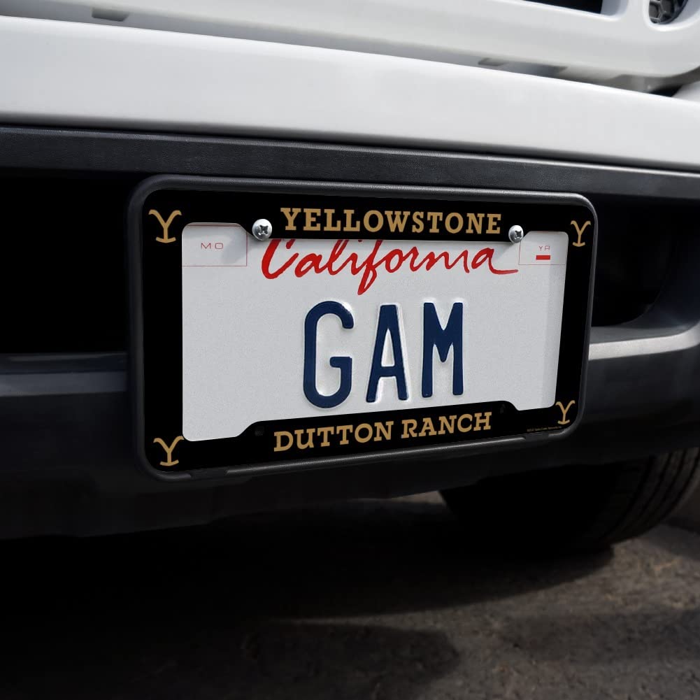 GRAPHICS & MORE License Plate Tag Frame for Yellowstone TV Show - Multi Color, One Size, Plastic Material