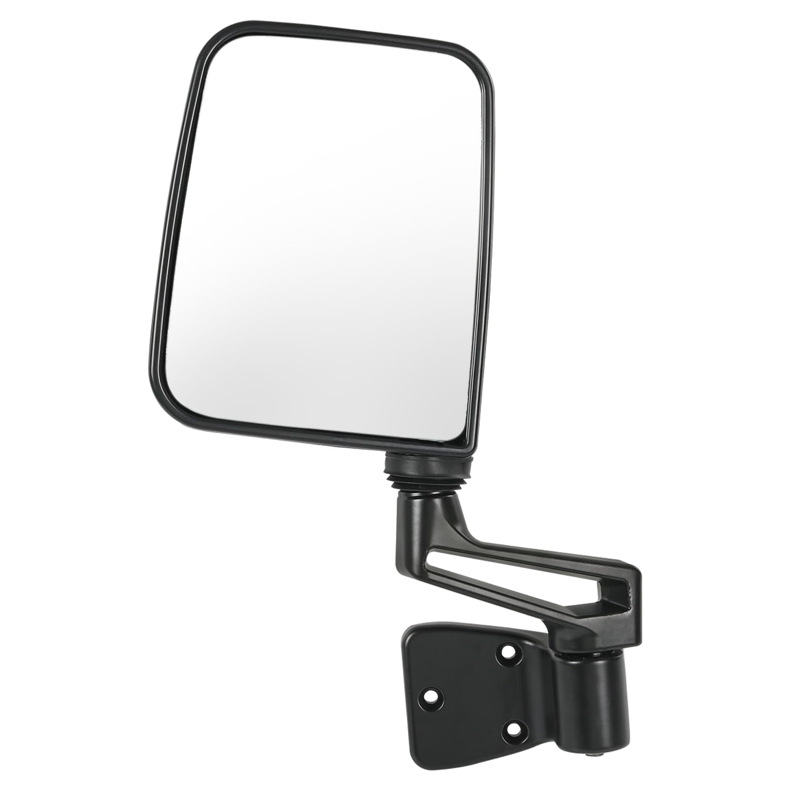 JDMSPEED Driver Side View Mirrors with Black Cover Compatible with 1987-2002 Jeep Wrangler Manual Folding No Heated Replace# CH1