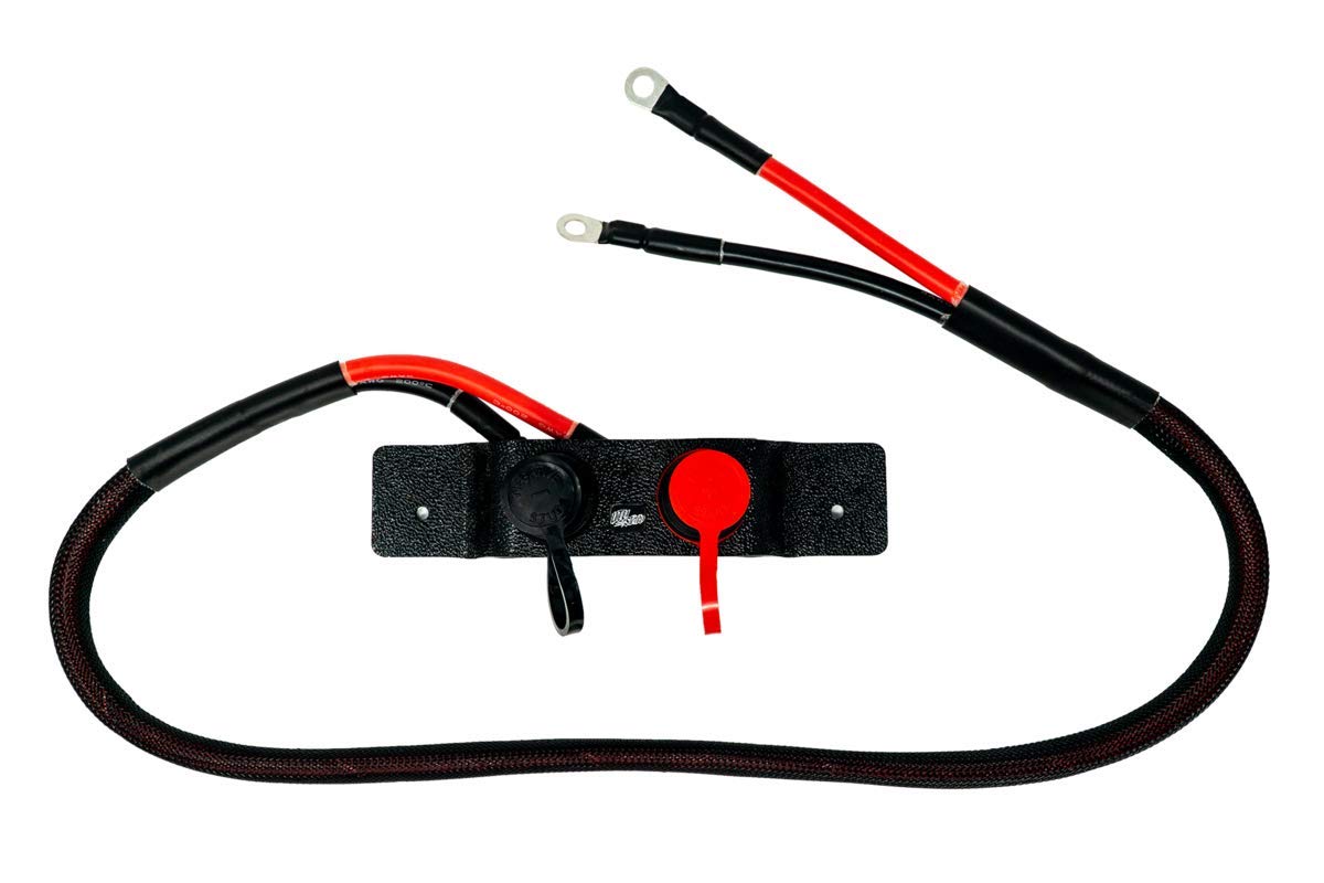 Can-Am X3 Utv Jump Post - Quick & Easy Charging | Fits 2 & 4 Seat Maverick X3 Side By Side | Water Resistant High Voltage Cables