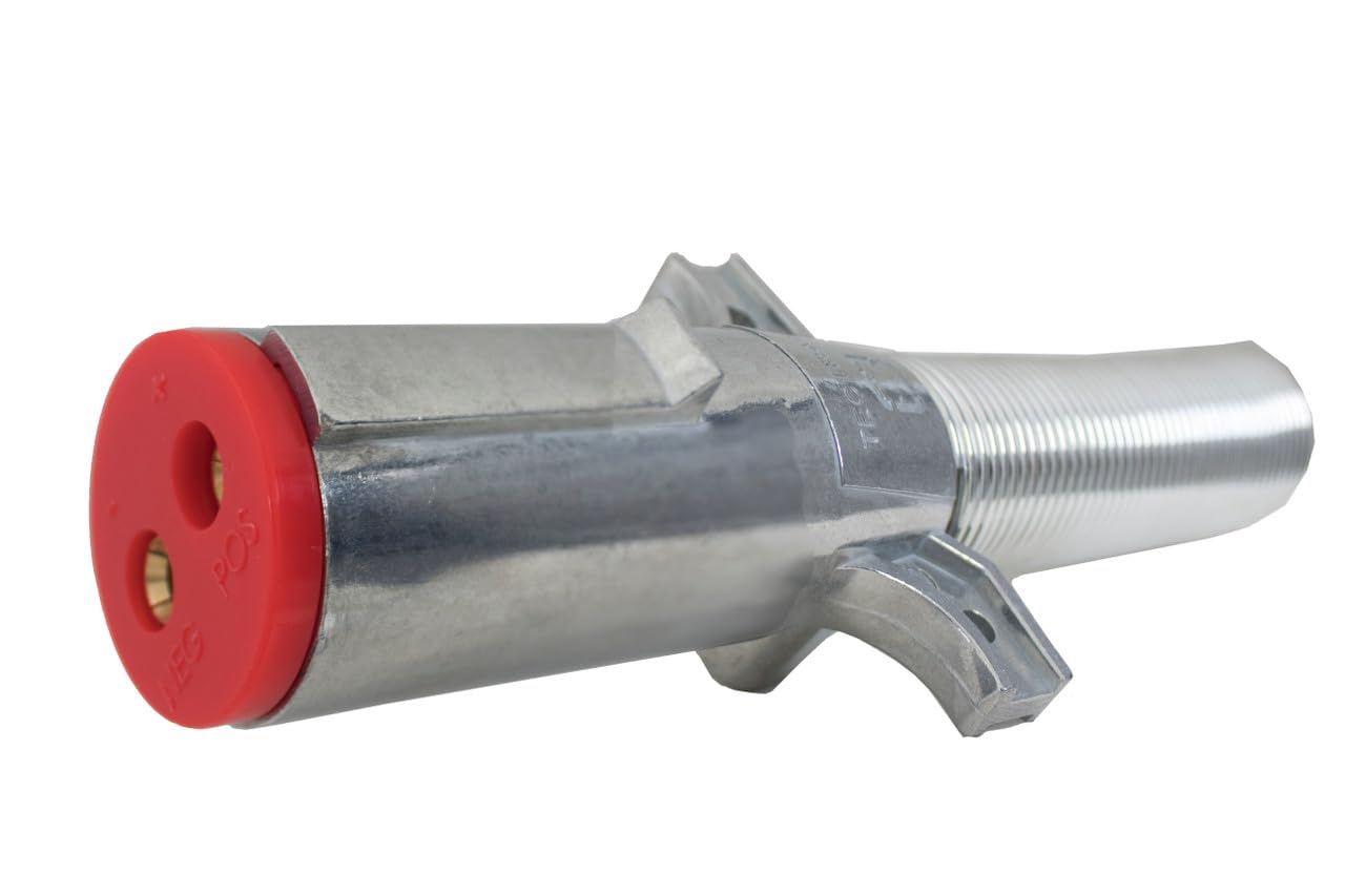 Tectran 670-29SG Vertical Dual Pole Plug (Socket Tarp Systems Connector, Vertical plug assembly with spring guard Screw Terminat