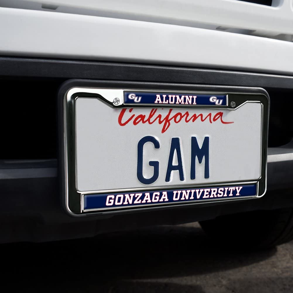 GRAPHICS & MORE Full Size Metal License Plate Frame - Gonzaga University Alumni, One Size