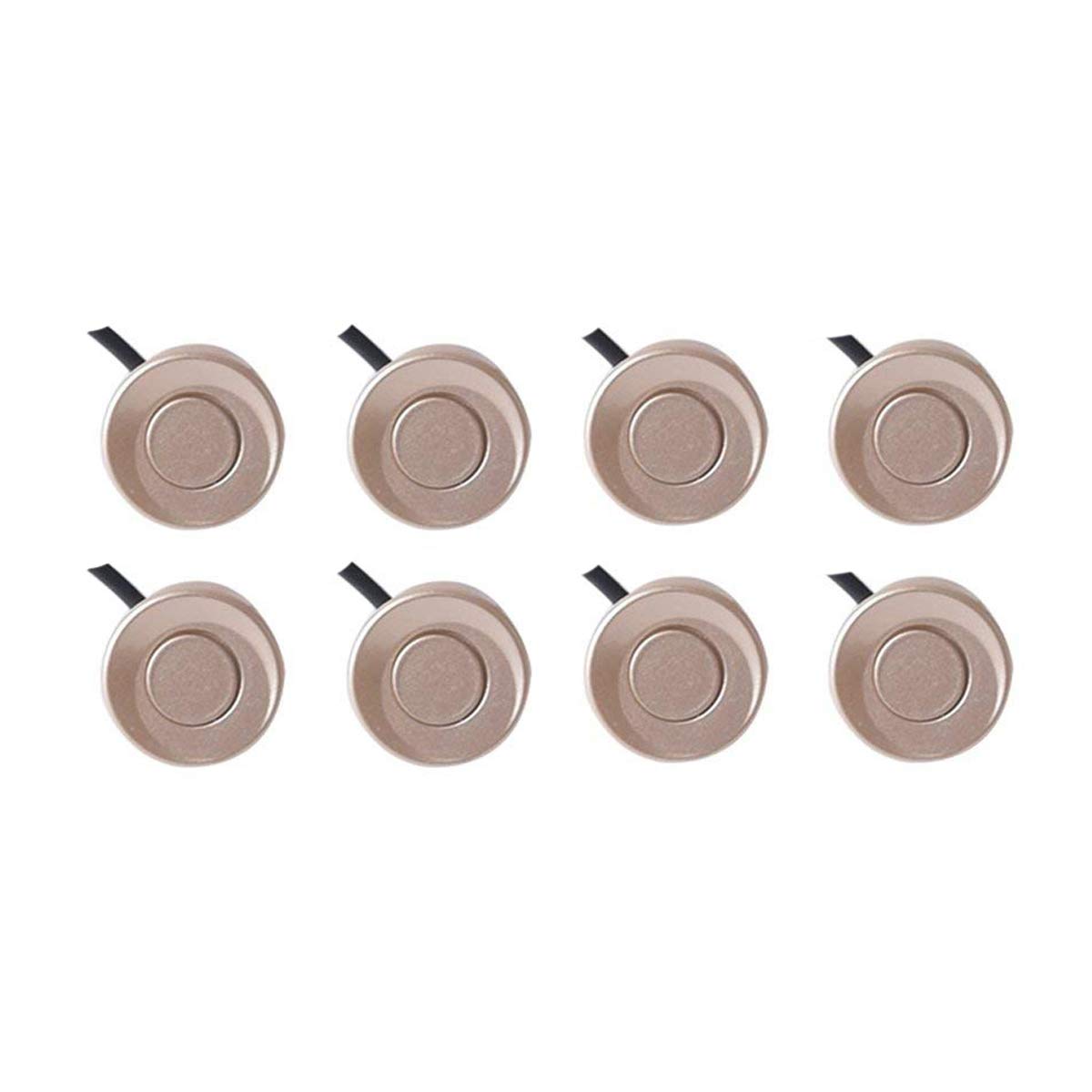 Car Reverse Parking Radar System With 8 Parking Sensors Distance Detection + Led Distance Display + Sound Warning (Champagne Gol