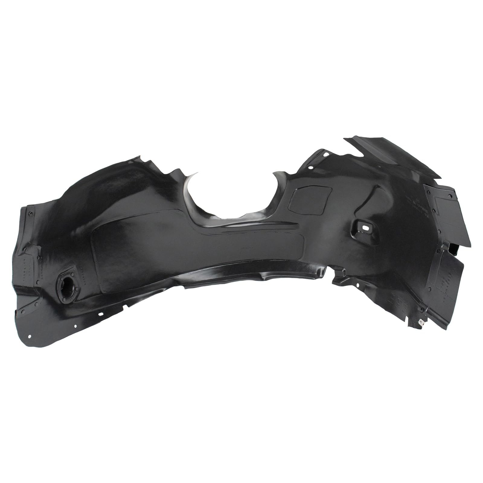 Trq Front Inner Fender Liner Set Compatible With 2012-2018 Ford Focus Fo1248150 Fo1248160 Fo1249150 Fo1249160