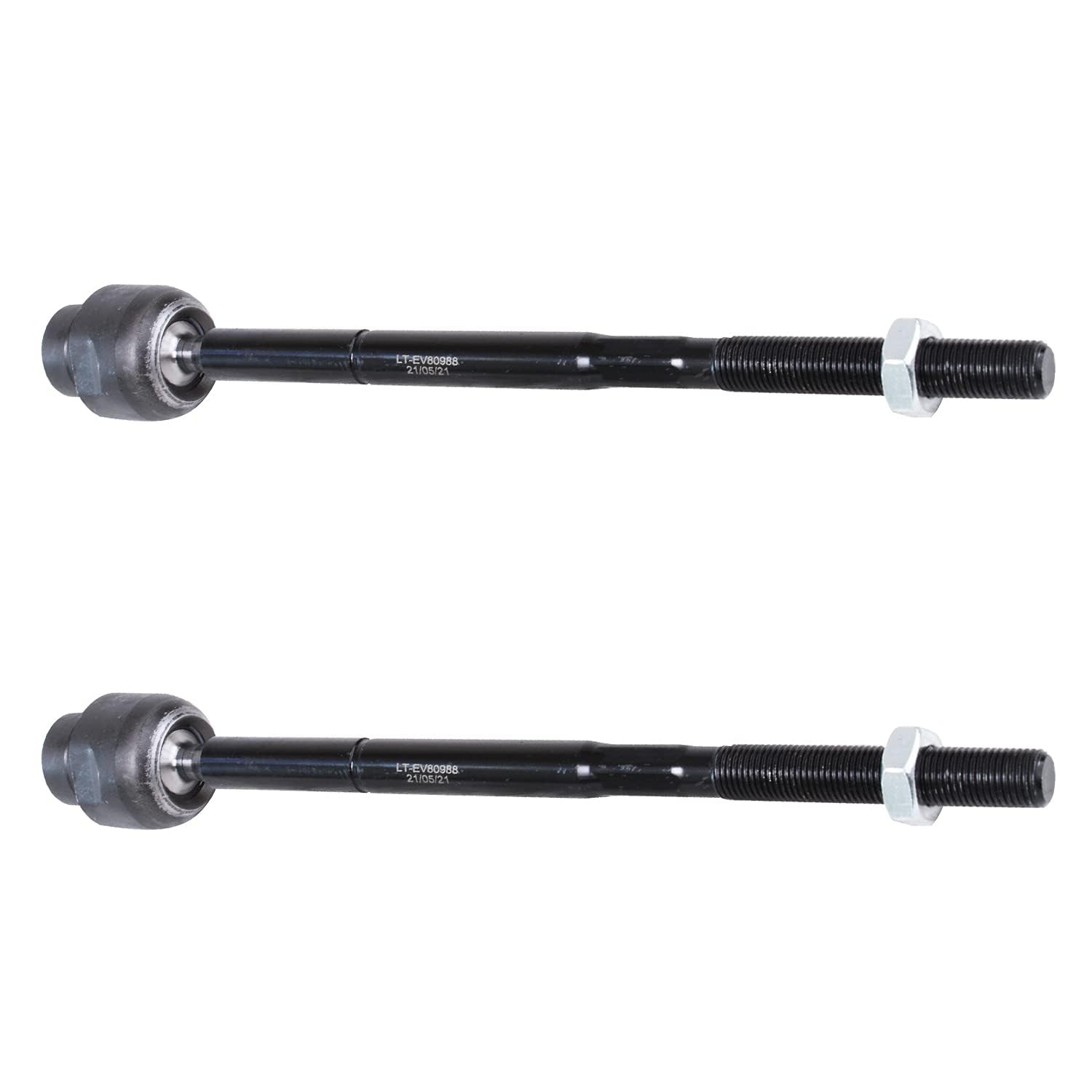 Detroit Axle - Front 4Pc Tie Rods For 04-12 Chevy Malibu Pontiac G6 Saturn Aura, 4 Inner & Outer Tie Rod Ends 2004 2005 2006 2007 2008 2009 2010 2011 2012 Replacement