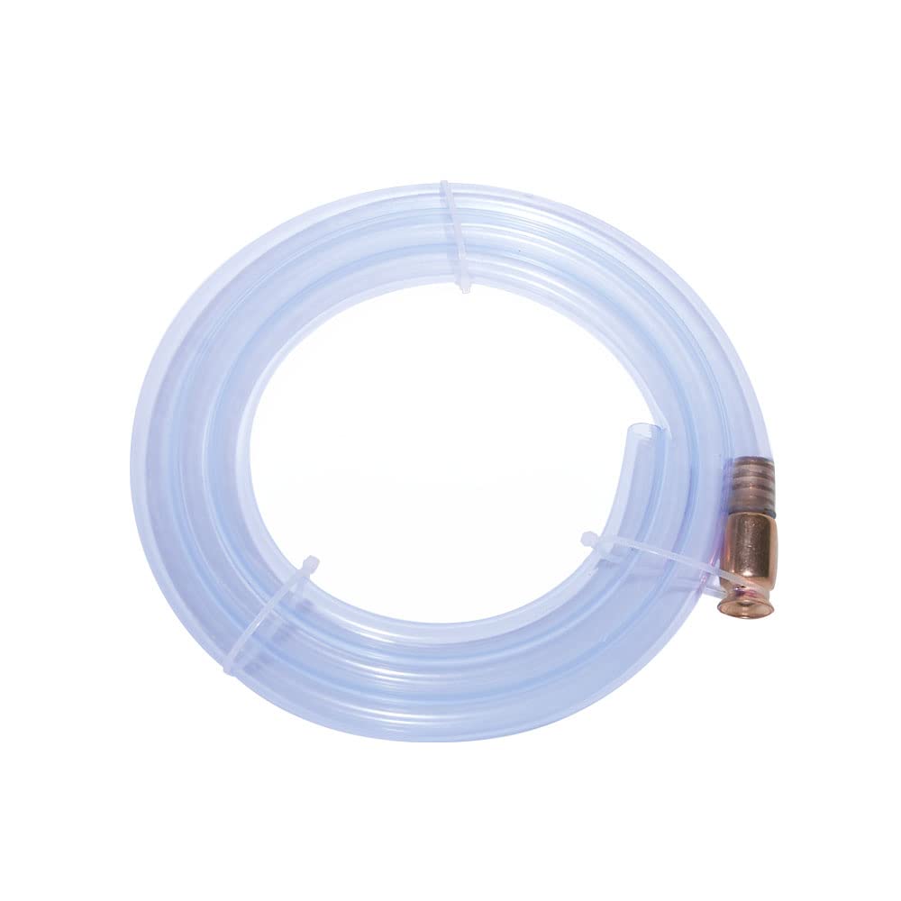 A Abigail Gas Siphon Hose Pump Shaker Siphon For Gasoline Fuel Water Transfer Safe Multi-Purpose Self Priming Pump 6 Foot High Grade Hose 3/4 Valve