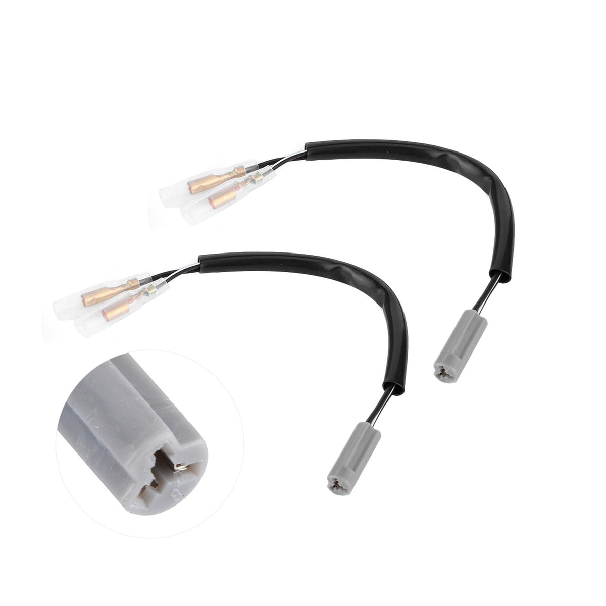 Turn Signal Wire Plug, Yctze 7.5In Turn Signal Wiring Adapter Plug Motorcycle Parts Fit For Yamaha Yzf-R6 Yzf-R1 Fz6 Fz10 Motorcycle Turn Signal Adapter