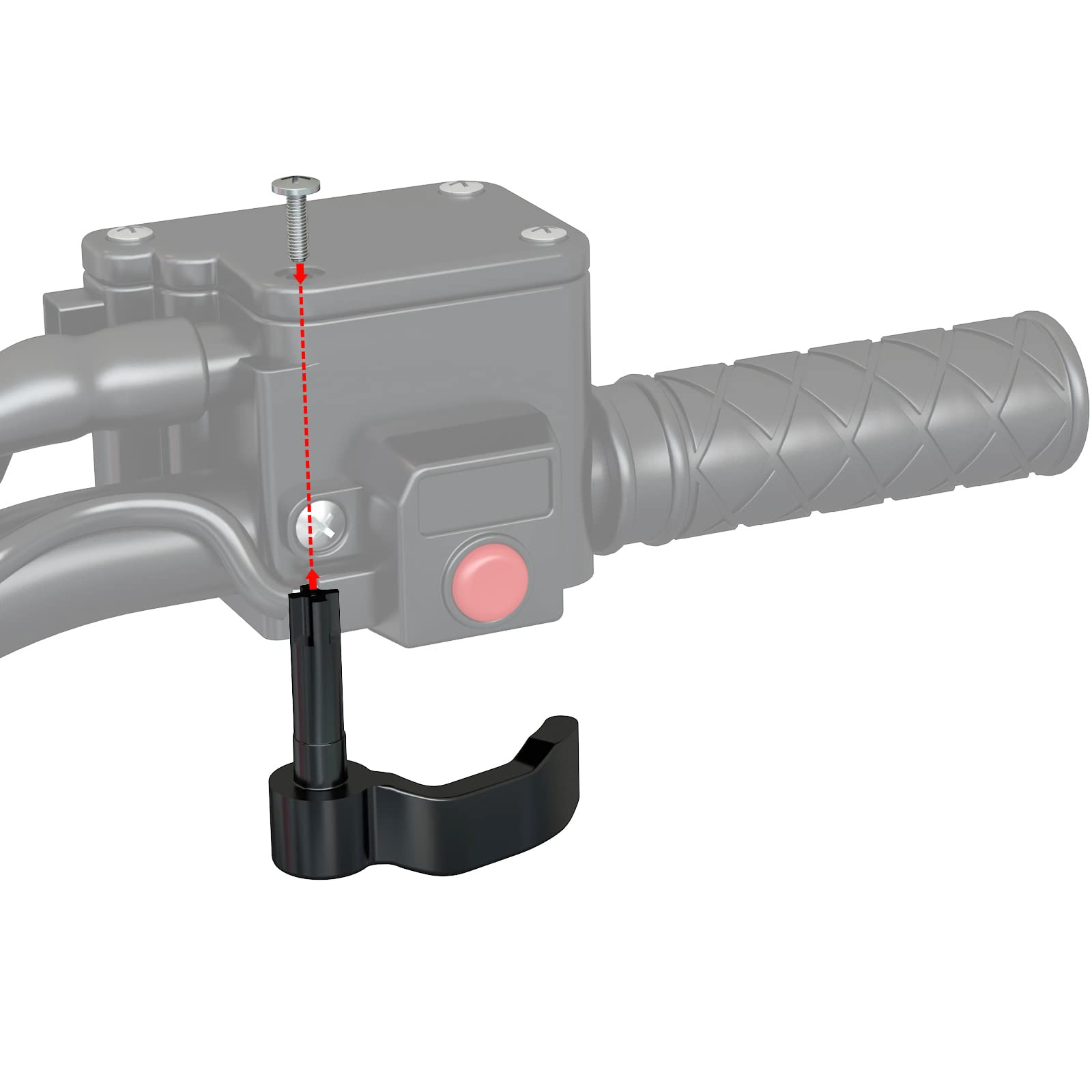 Moker Thumb Throttle Lever For Polaris Sportsman/Scrambler Atv - Aluminum Extended Throttle Lever Compatible For 2009-Up Polaris