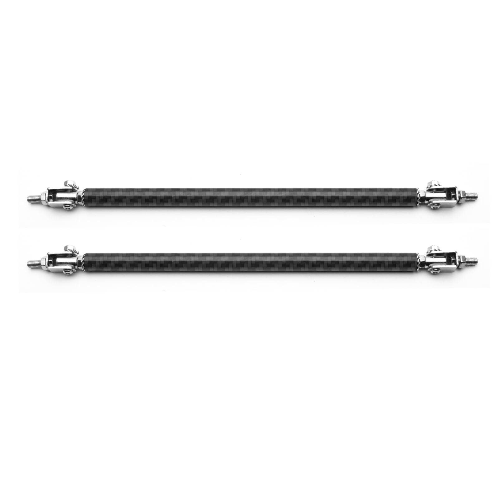 Xotic Tech 2Pc Adjustable 8''-11'' Front Bumper Lip Splitter Diffuser Strut Rod Tie Bars Splitter Support Rod Compatible With Mo