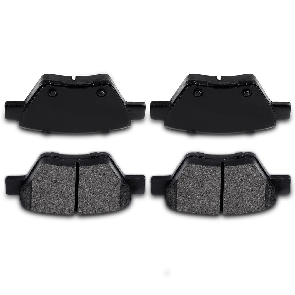 Cciyu D1456 Rear Semi-Metallic Disc Brake Pads Kit For Audi A3 A3 Quattro For Volkswagen Beetle Eos Golf Golf R Gti Jetta Passat