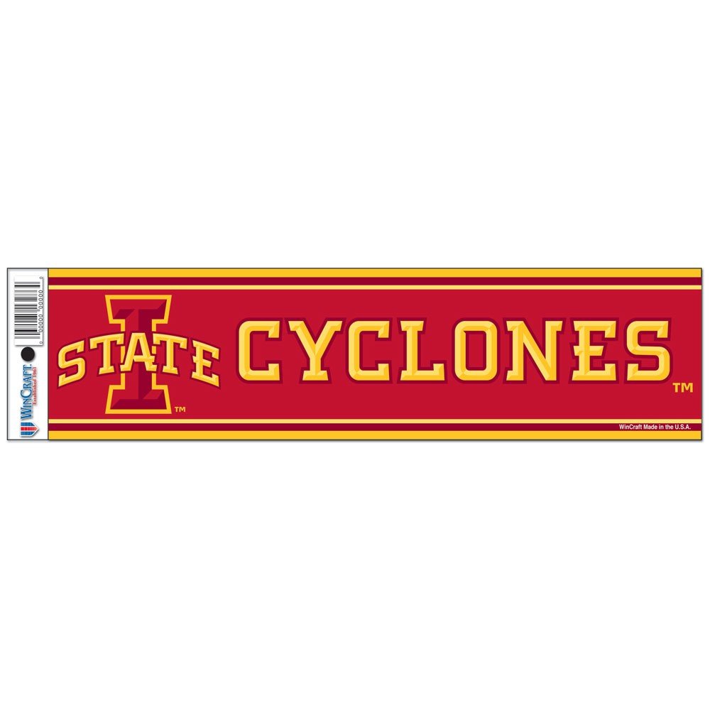 Wincraft Ncaa Iowa State University Wcr13257812 Bumper Strip, 3 X 12