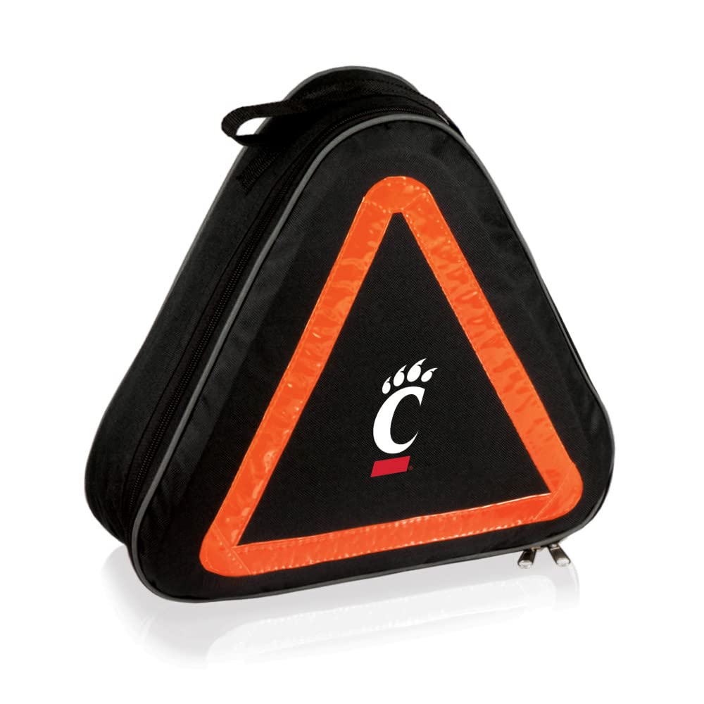 Picnic Time Ncaa Cincinnati Bearcats Emergency Car Kit - Auto Vehicle Safety Road Side Assistance With Jumper Cables And Car Too