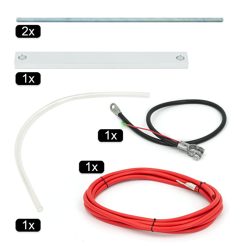 CNRAQR Complete Aluminum Battery Box Relocation Kit Universal Billet Race Off Road Kit fit for all cars