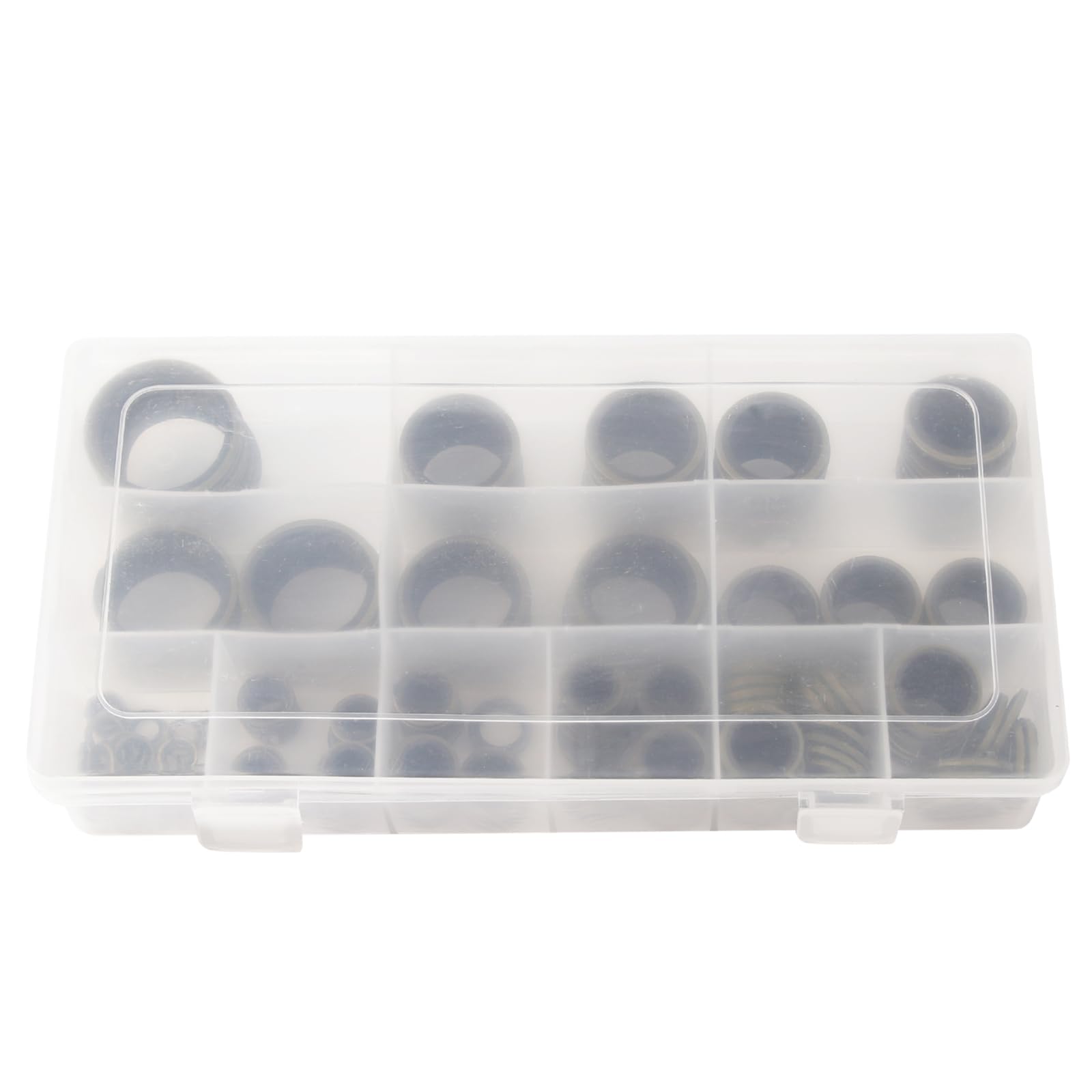 245Pcs Oil Drain Plug Crush Washer Gasket Seal Assortment - 6 8 10 12 14 16 18 20 22 24 27 30 Mm - Universal Fit 245Pcs 12 Sizes