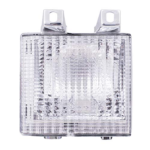 Brock Replacement Driver and Passenger Set Park Signal Front Marker Lights Compatible with 83-88 C1500 K2500 Pickup Suburban Jimmy Blazer Van918045 918046