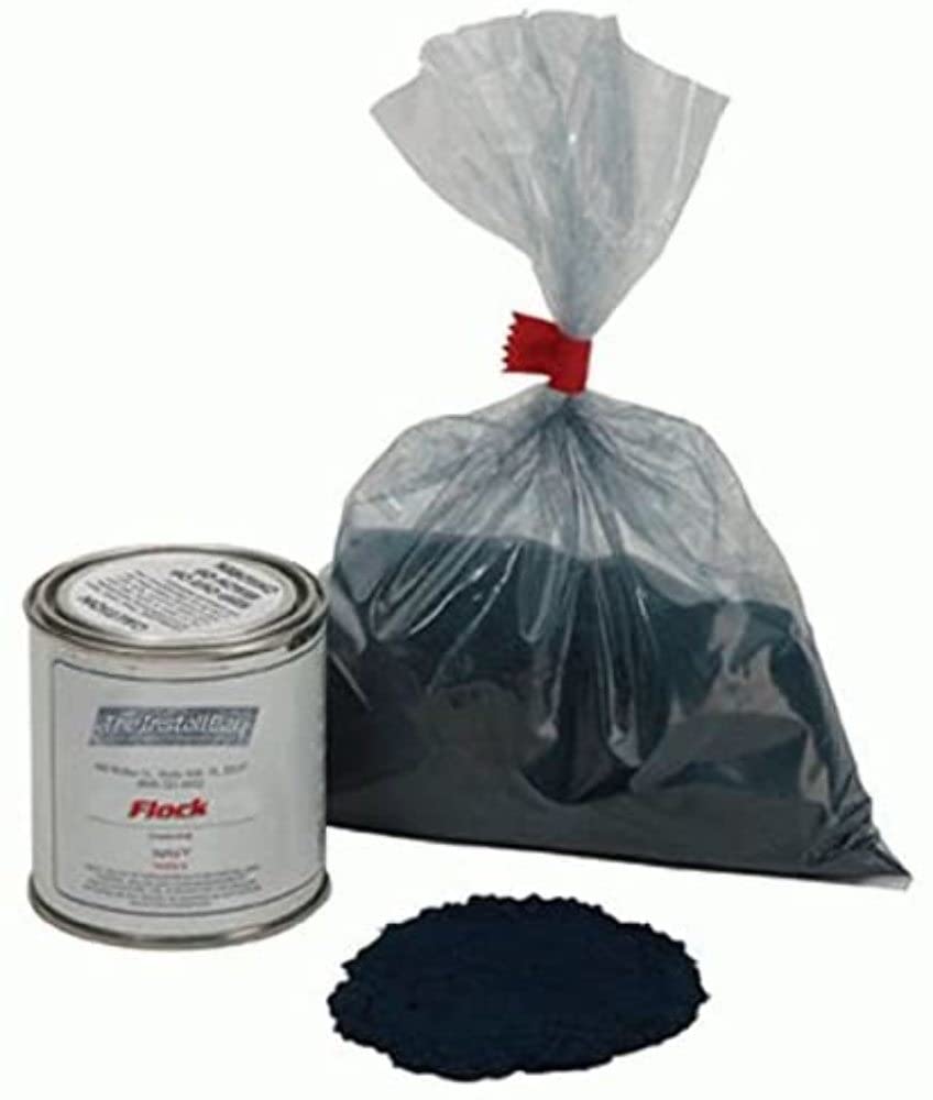 Install Bay Suede Flock and Adhesive Black - Each