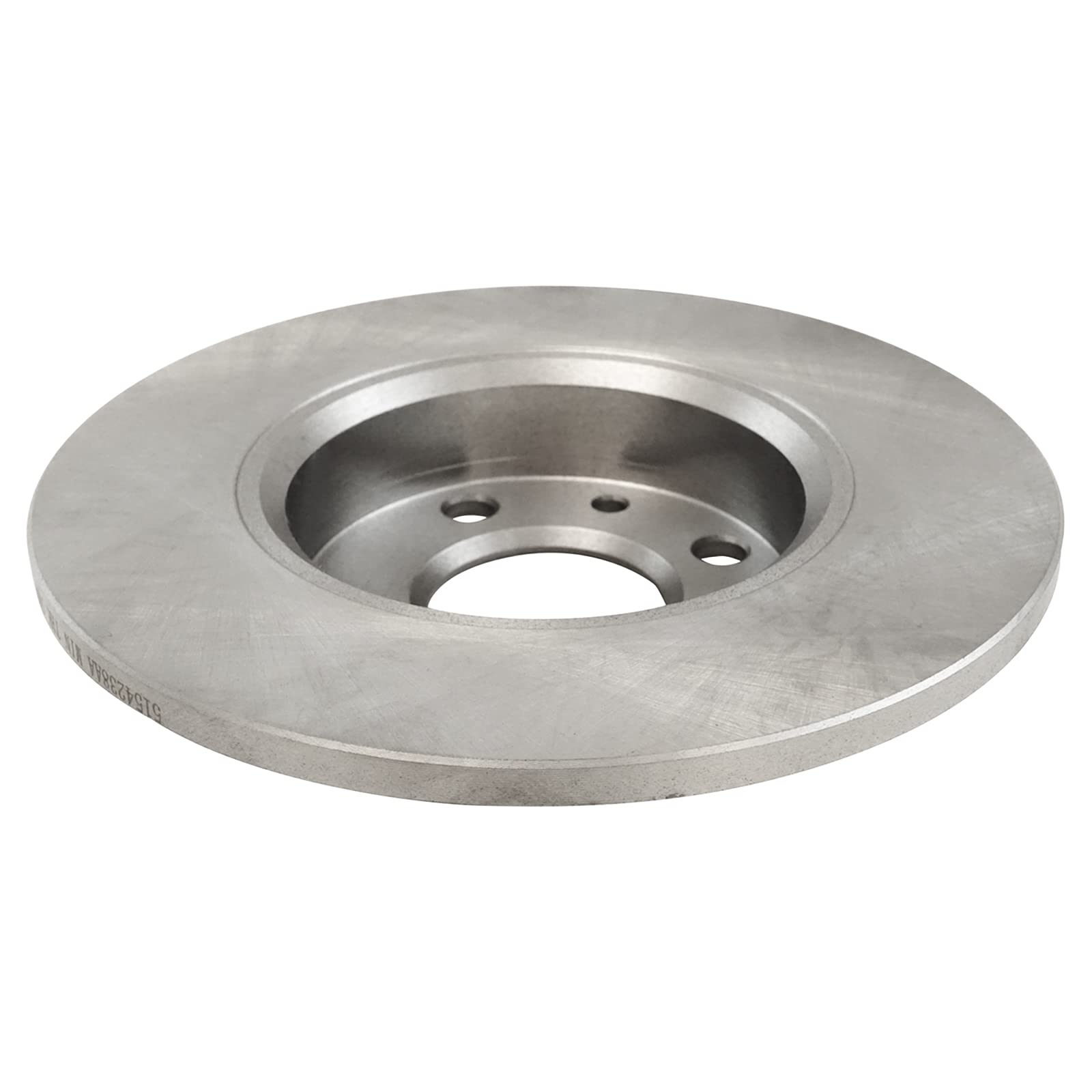 TRQ Rear Brake Pad & Rotor Kit Brake Pads Brake Rotor Ceramic Solid Compatible with 2012-2019 Fiat 500