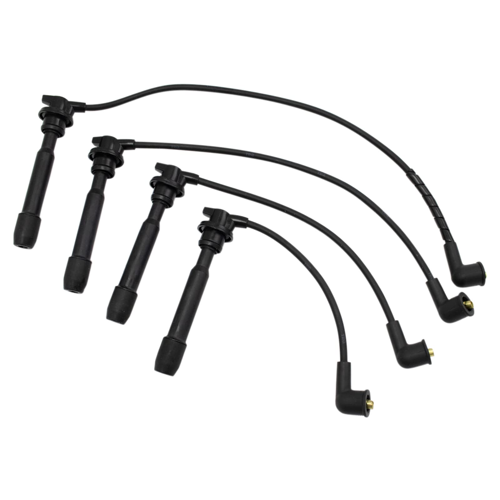 Trq Engine Ignition Spark Plug Wire Kit Set For Kia Elantra Tucson Hyundai Soul Sportage