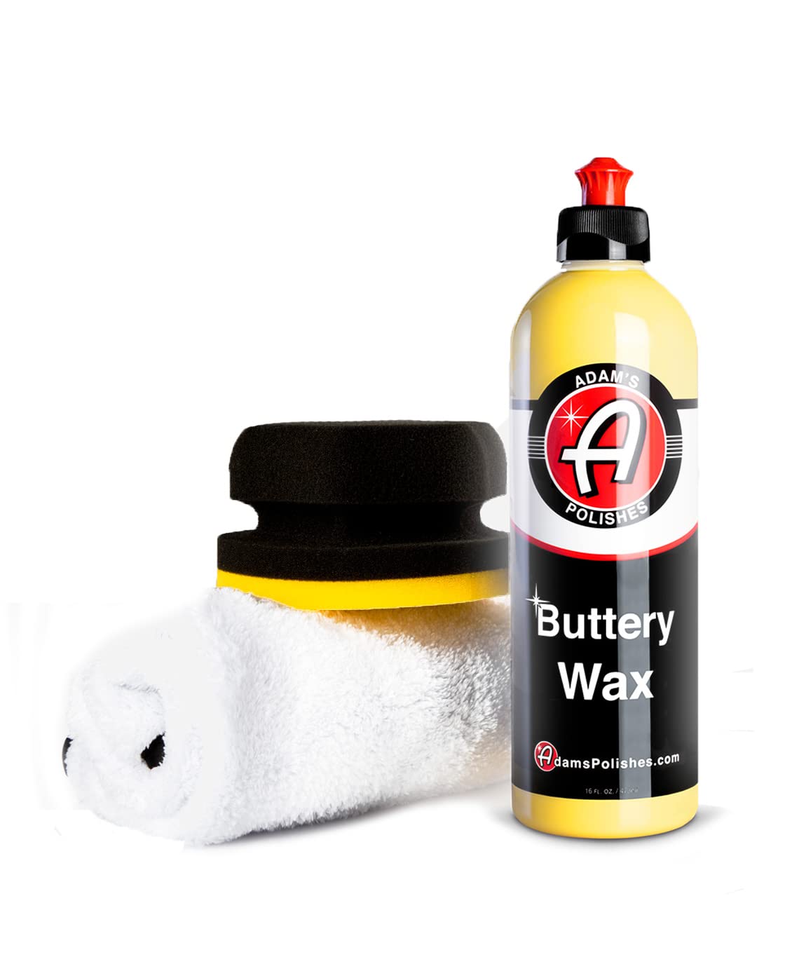 Adam'S Buttery Car Wax Kit - Pure Carnauba Wax For Car Detailing Liquid Wet Wax After Car Wash For Shine, Gloss, & Paint Protect