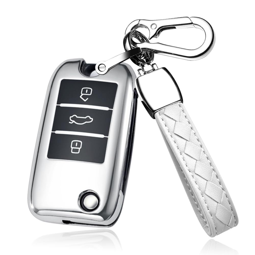 Hibeyo Folding Key Fob Cover For Roewe Rx5 For Mg3 Mg5 Mg6 Mg7 For Mg Zs Gt Gs 350 360 750 W5 Accessories With Keychains Tpu Car