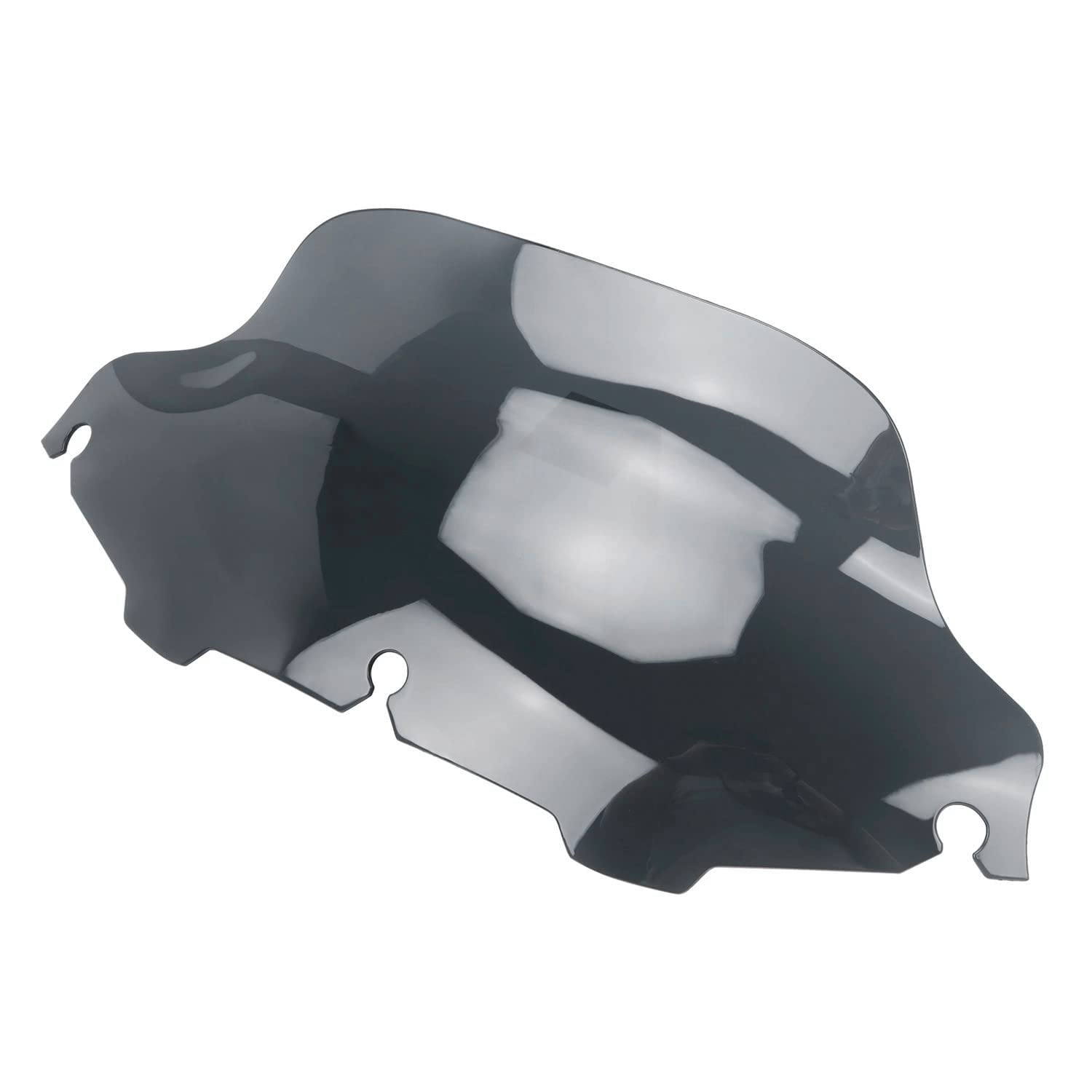 Wynmoto 8' Smoke Tint Windshield Windscreen Wind Splitter Compatible For 96-13 Harley Davidson Touring Street Glide Electra Glide Flhtcu Ultra Classic Glide Flht Flhx Flhxs Flhtk Tri Glide 1996-2013