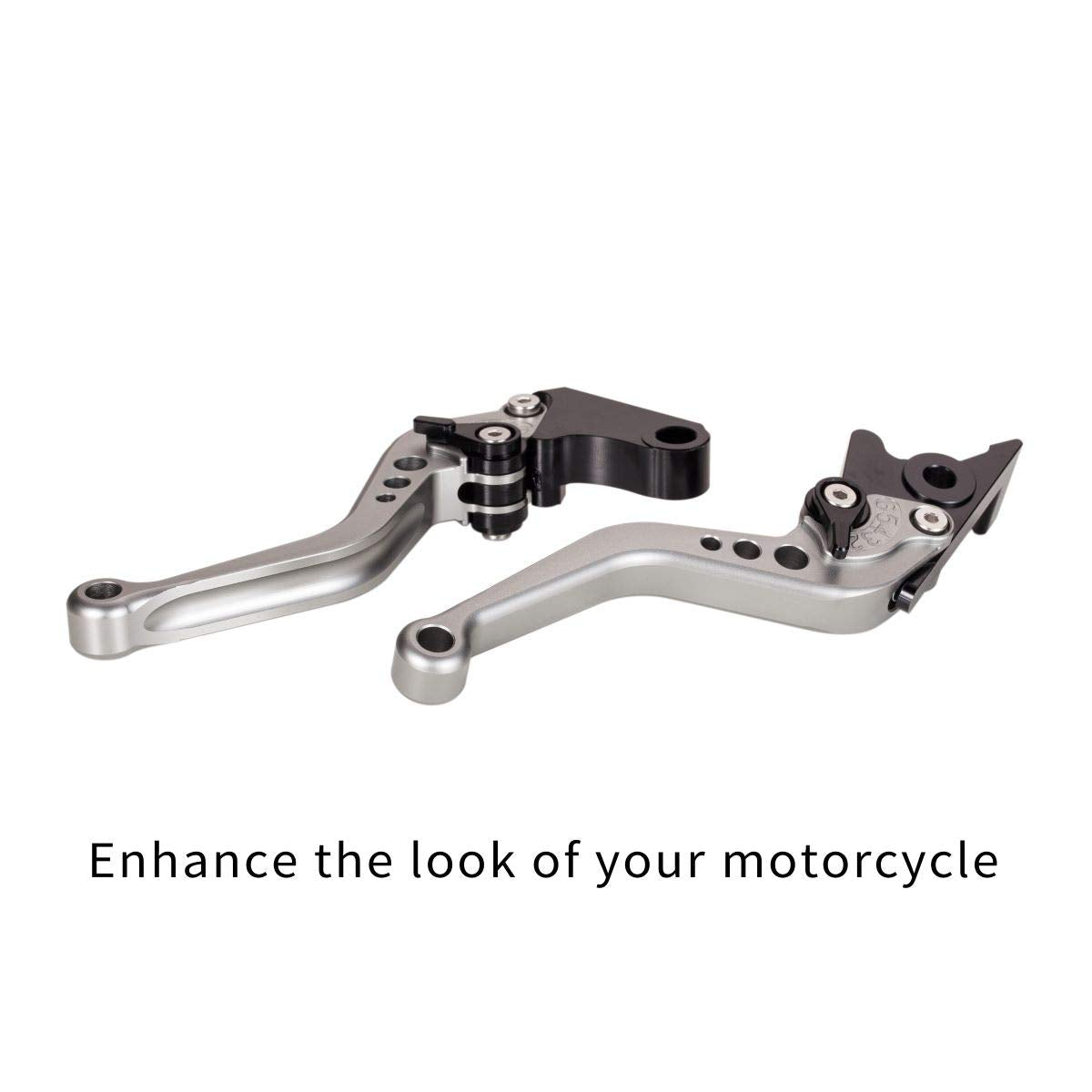 Hopider Short Brake Clutch Levers For Grom Msx125 2014-2019, Cbr250R 2011-2013, Cbr300R/Cb300F/Fa 2014-2019, Cb400F/Cb400R 2013-