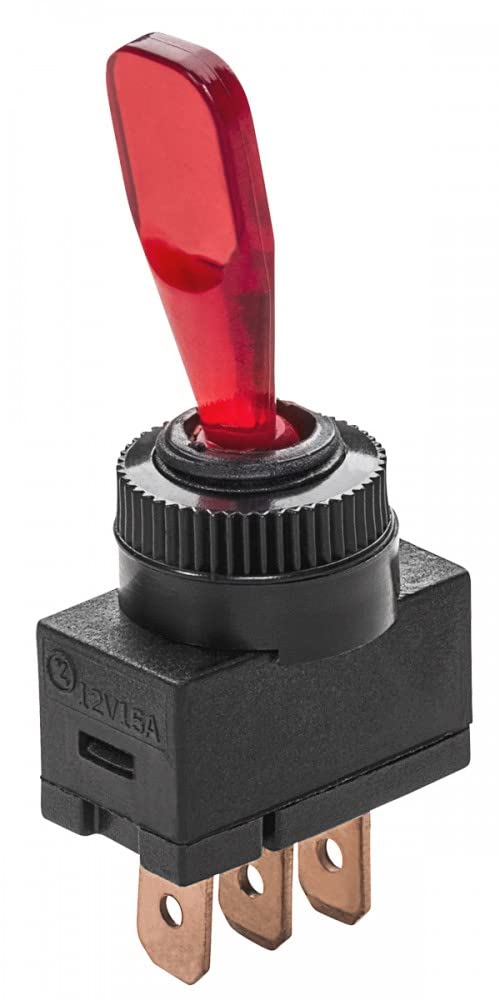 Whitecap S8084C Illuminated Toggle Switch [Mom. On/