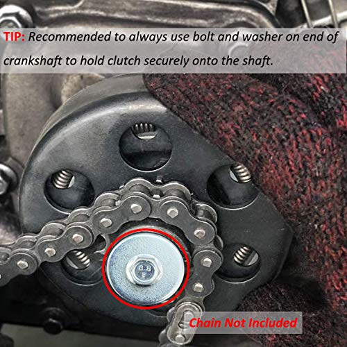 Fdj Centrifugal 5/8 Clutch 11 Tooth Mini Bike Clutch With Predator Engine Go Kart Clutch Bolt And Washers Kit