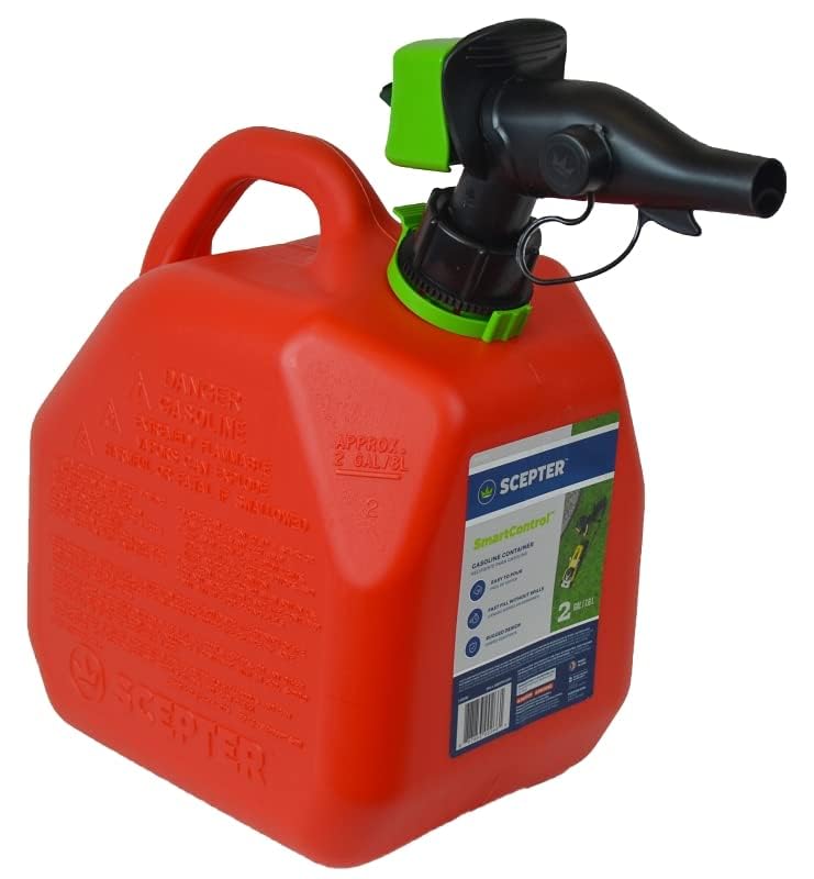 Scepter Fr1G201 Smartcontrol Gas Can, 2 Gallon, Red