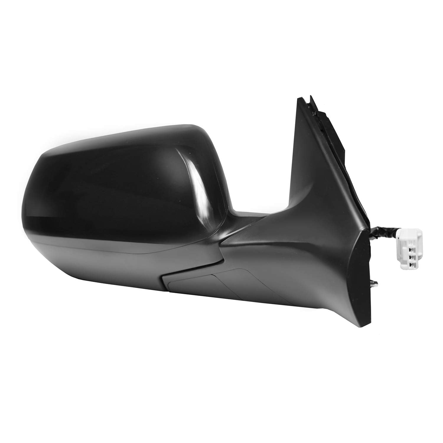 Fit System Passenger Side Mirror For Honda Cr-V Lx, (Us Built, Textured Black W/Ptm Cover, Foldaway), W/O Turn Signal, W/O Bsds,