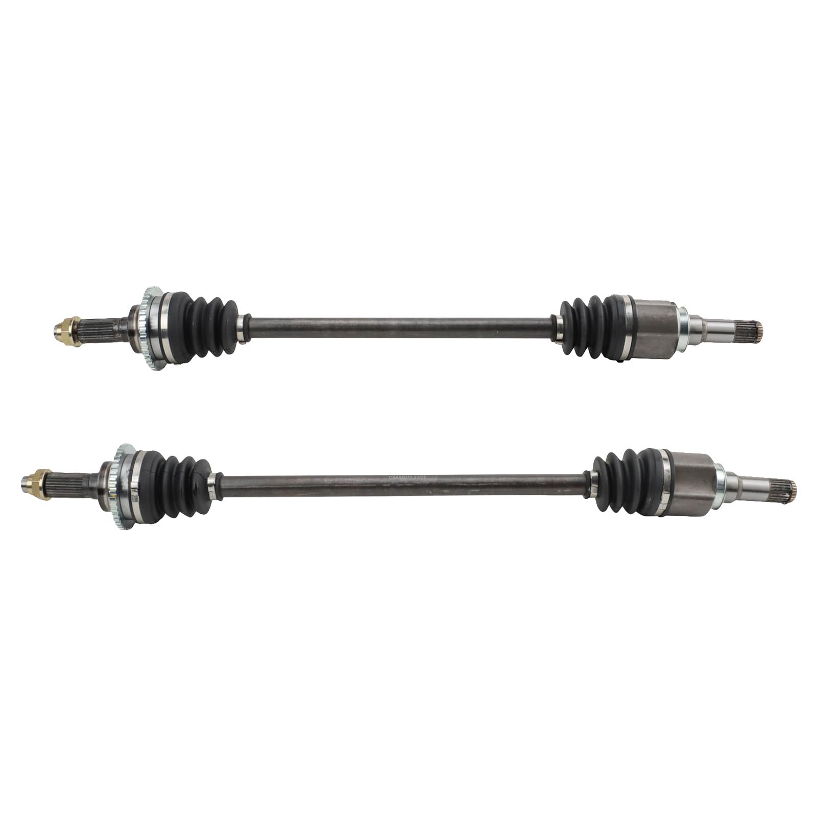 Trq Rear Cv Axle Shaft Assembly Set Compatible With 2007-2012 Ford Fusion Lincoln Mkz 2008-2011 Mercury Milan