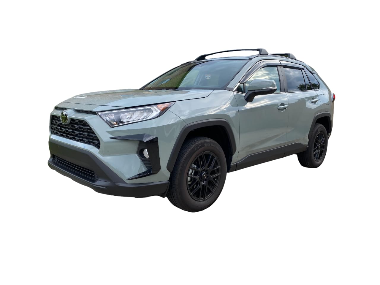 2019-2024 Black Tinted Side Window Deflector Visors Rain Guards For Toyota Rav4 2019 2020 2021 2022 2023 2024